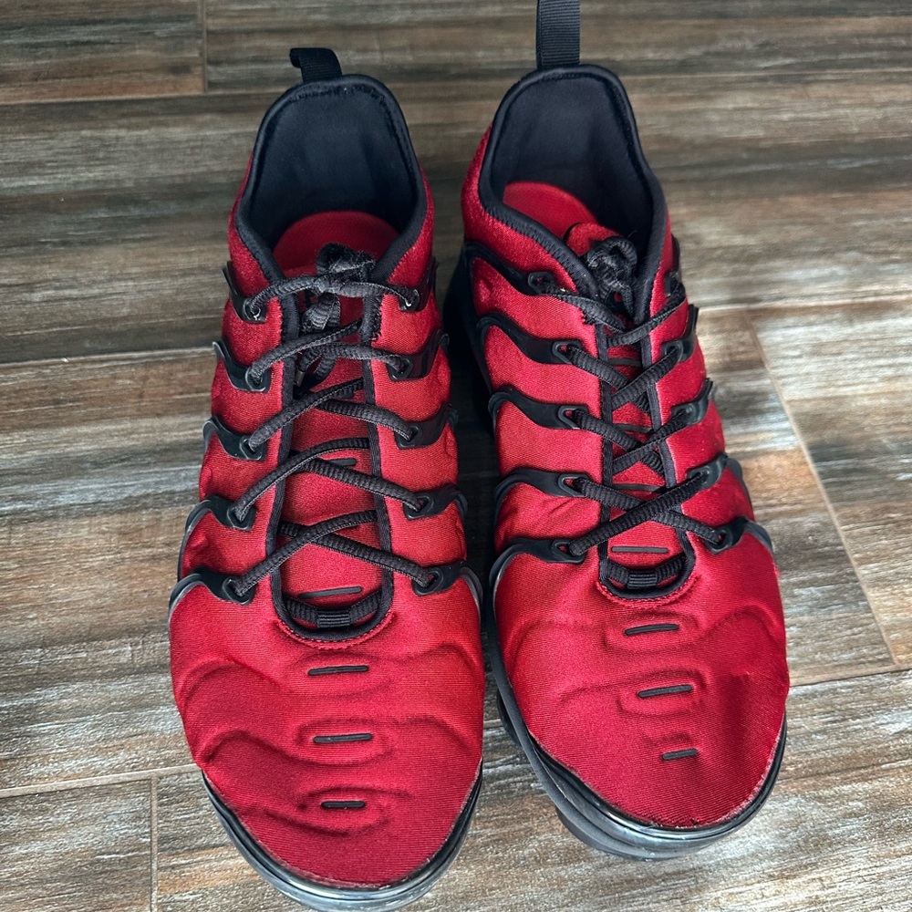 Nike VaporMax Red Athletic Shoes